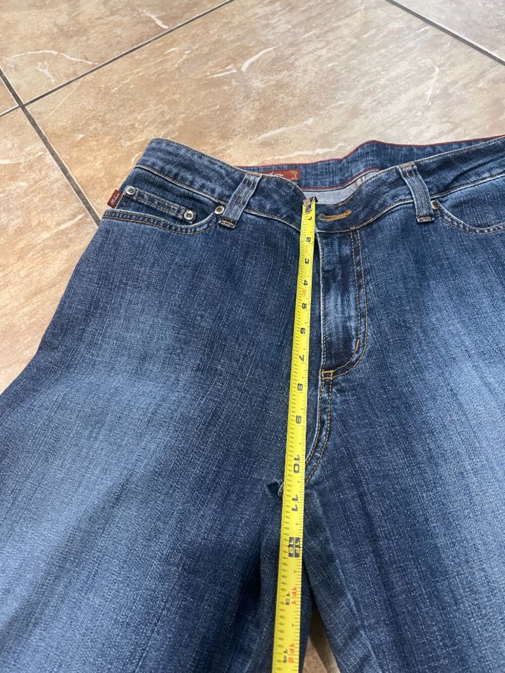 MU Jeans Y2K Embroidered Bootcut Jeans Size 18 32" Inseam - Picture 9 of 11